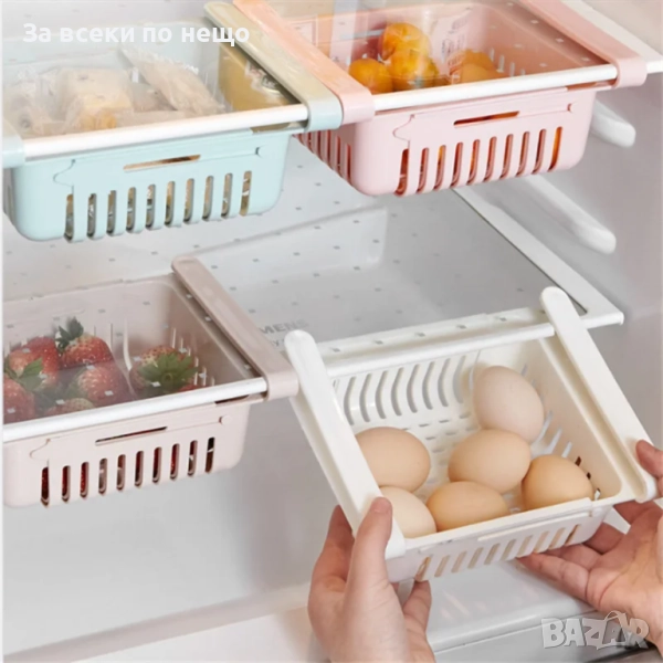 Прибиращо се чекмедже за хладилник – Практично решение за повече ред и пространство, снимка 1