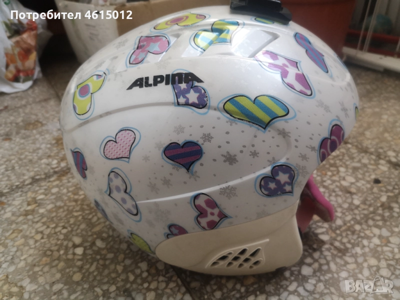 Детска каска Alpina 54-58см. 10-16години, снимка 1