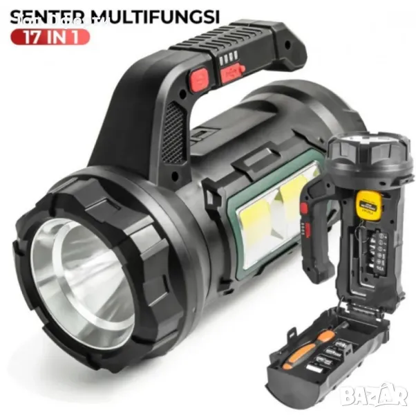 Фенер - прожектор с инструменти. Надежден партньор във всяка ситуация, снимка 1