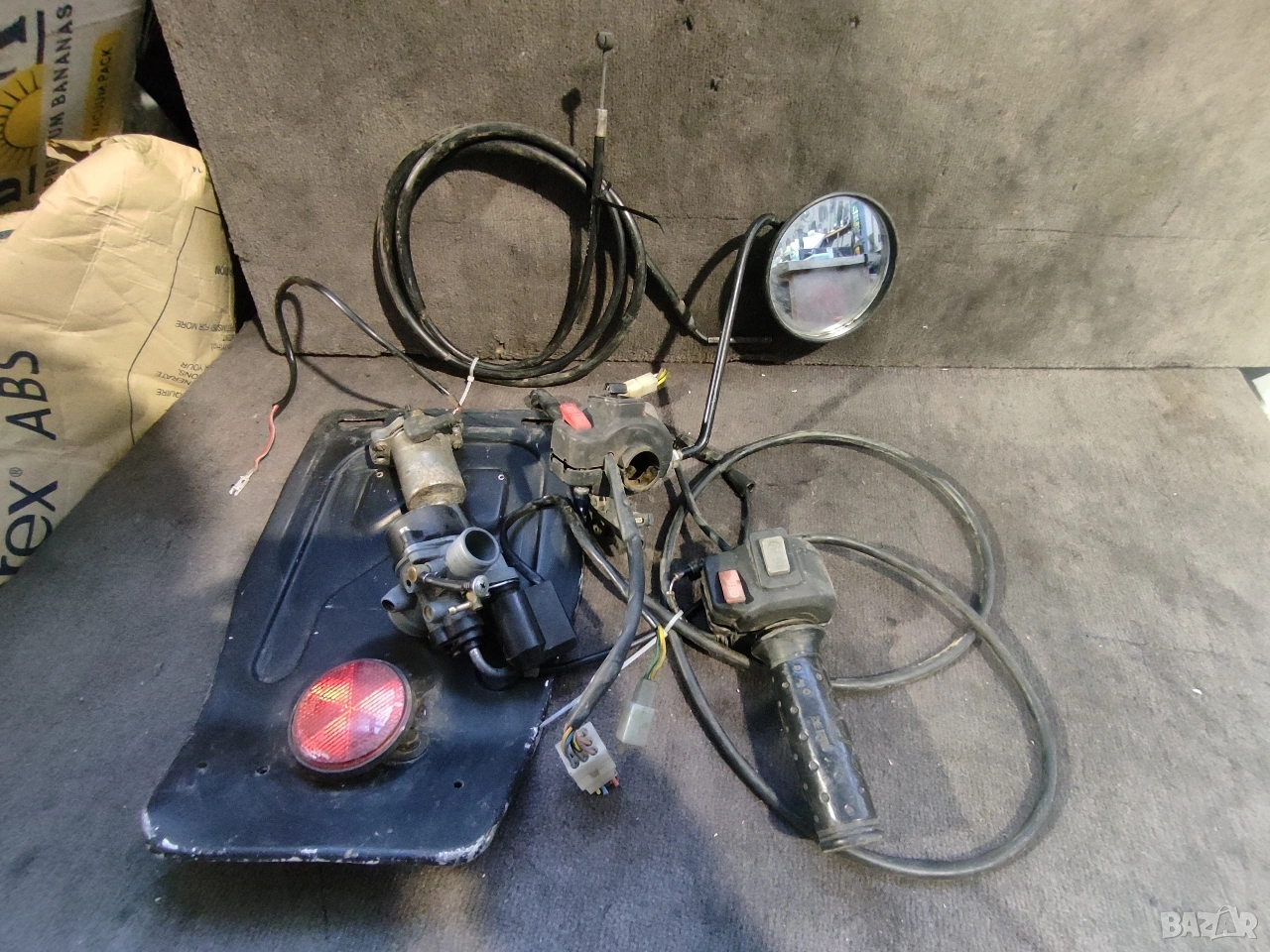 Комплект части за скутер 50cc - Карбуратор Dell'Orto PHVA 14, Стартер Mitsuba, Масур , снимка 1