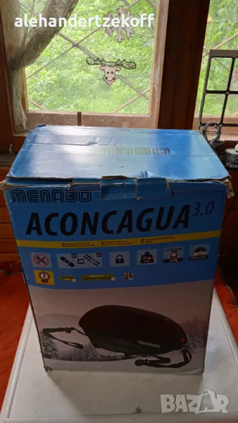 Багажник за ски и сноуборд Menabo Aconcagua, С магнитно захващане, снимка 1
