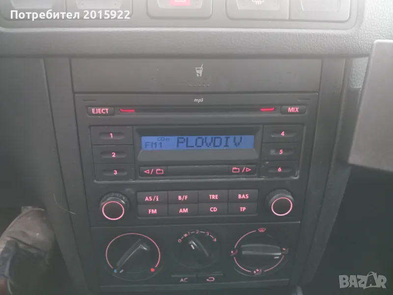 Оригинално сд Мр3 за vw Golf 4.Bora.skoda polo.RDS-200, снимка 1