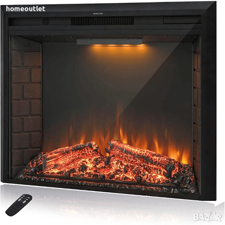 ПРОМОЦИЯ Електрическа камина с възможност за вграждане BR01DEEF28S, снимка 1