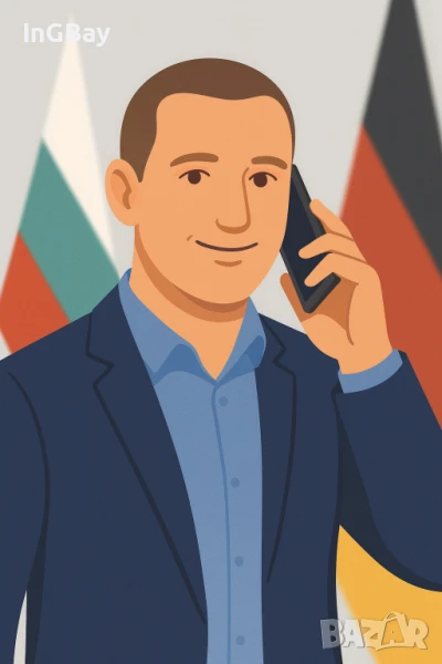 Немски по телефона и на срещи: обаждане вместо вас или присъствие (онлайн/на място), снимка 1