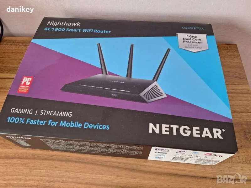 Рутер Netgear Nighthawk R7000 като нов, снимка 1