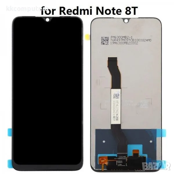 LCD Дисплей за Xiaomi Redmi Note 8T (2019) 5600030C3X00NF / Тъч скрийн / БЕЗ Рамка / Service pack Ба, снимка 1