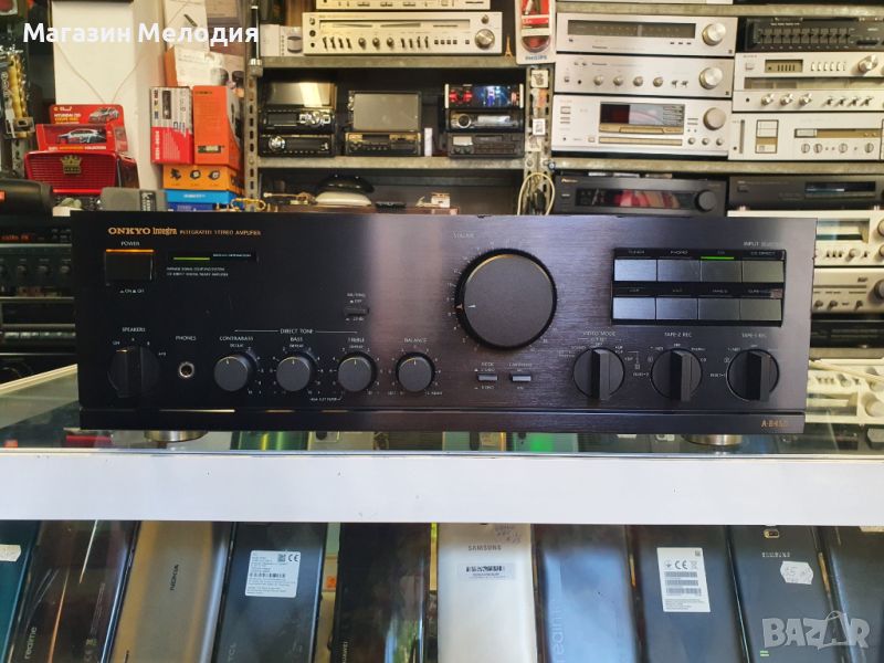 Усилвател ONKYO Integra A-8450   В перфектно техническо и много добро визуално състояние., снимка 1