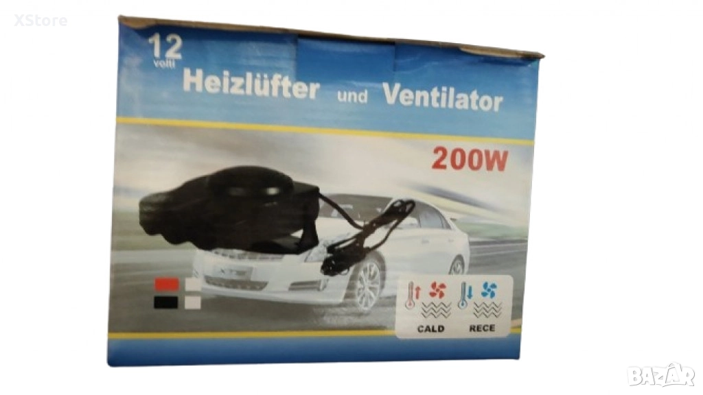 Вентилатор за кола - отопление и охлаждане, снимка 1