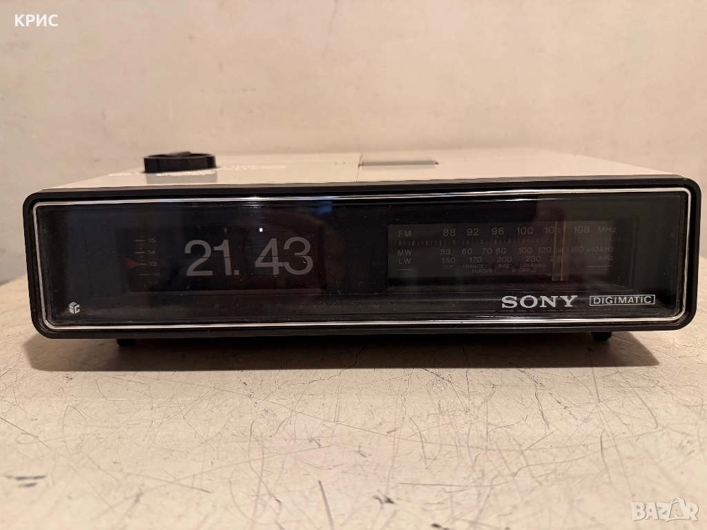 SONY DIGIMATIC ICF-C 570L Радио часовник, снимка 1