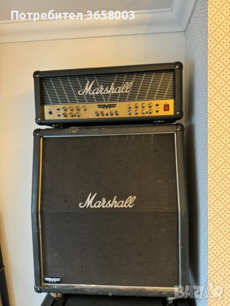 Marshall MF350 хибриден китрен усилвател + Marshall MF400 4x12 китарен кабинет, снимка 1