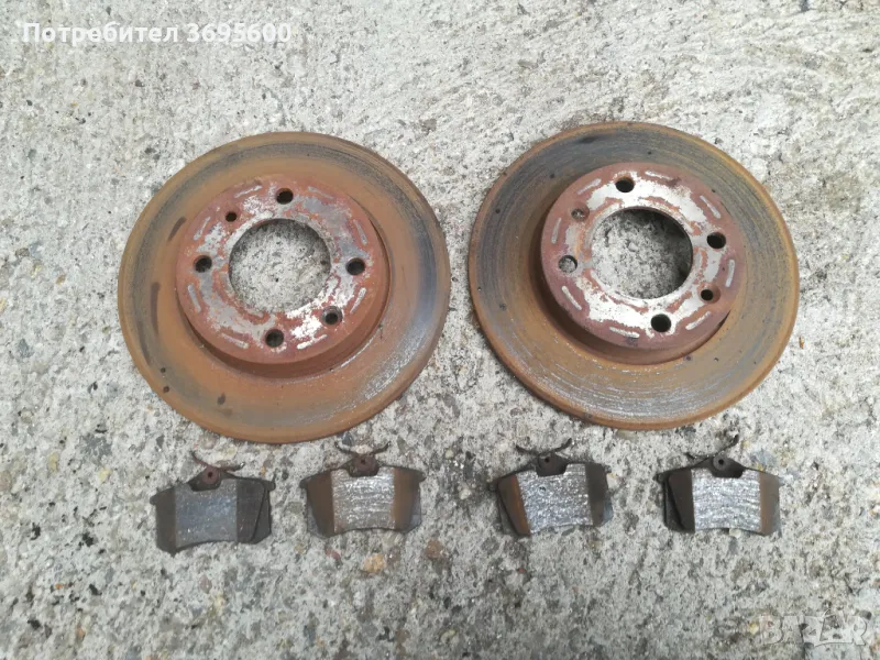 Peugeot Пежо 307 задни спирачни дискове накладки, снимка 1