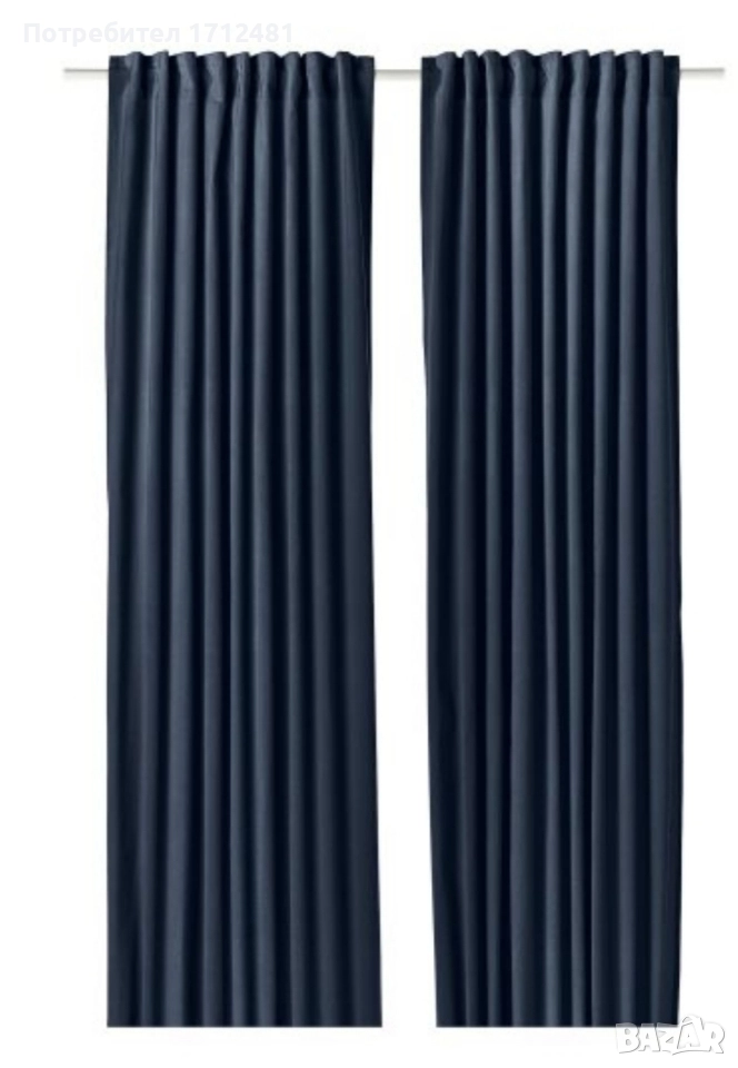 Ikea завеси Sanela нови 2 бр., снимка 1