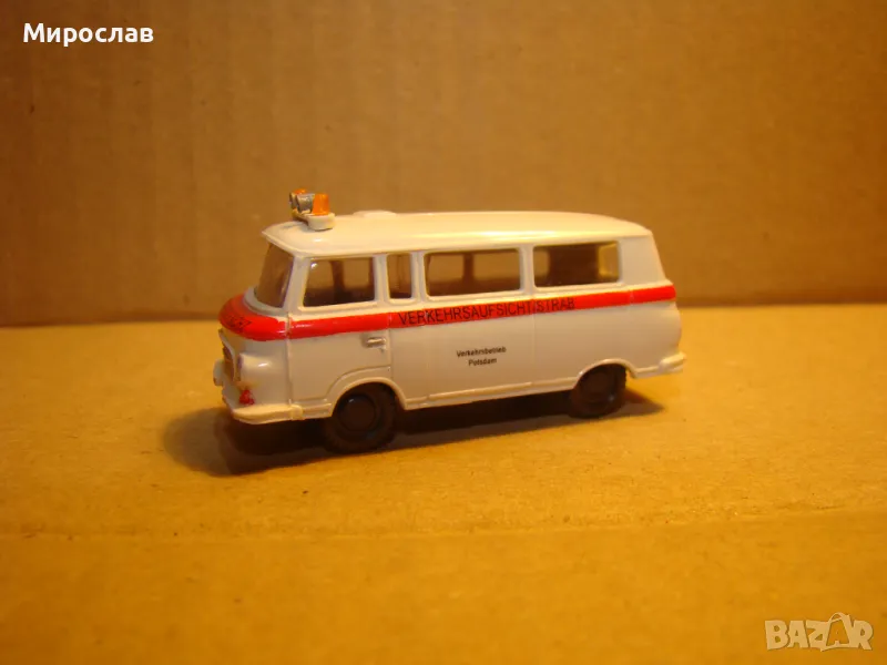 H0 1/87 BARKAS БАРКАС ЛИНЕЙКА??? МОДЕЛ КОЛИЧКА ИГРАЧКА, снимка 1