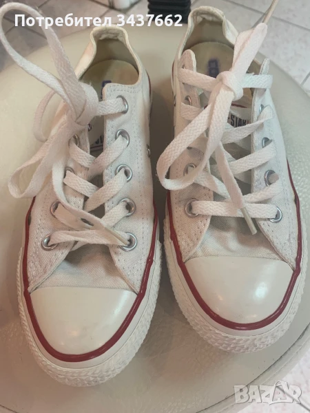 Бели кецове Converse , снимка 1
