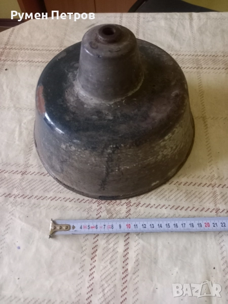 Цокъл от промишлена лампа, БГ, соц., снимка 1
