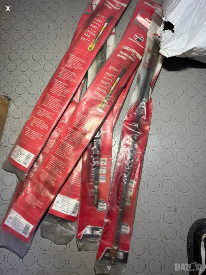 Маркуч спирачен преден МОСКВИЧ АЛЕКО 2141-3506048 НОВ FENOX, снимка 1