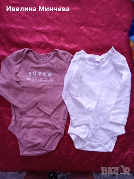 Боди с дълъг ръкав за момиче,размер 92, снимка 1