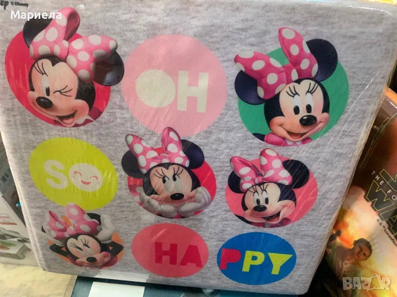 Табуретка ”Мики Маус” / Детска Табуретка с място за съхранение, снимка 1