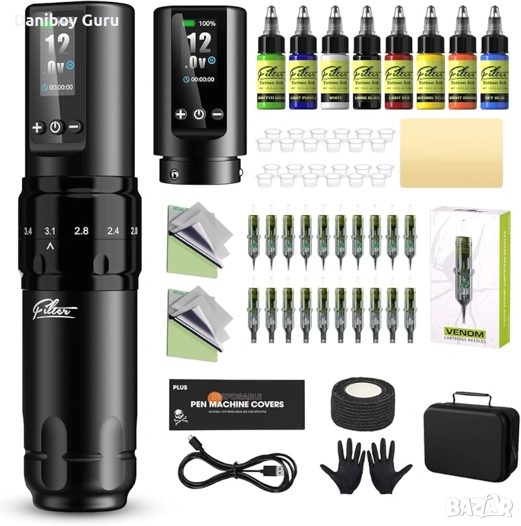 EZ Filter X30 tattoo machine машинка за татуиране/татуировки/татуси, снимка 1