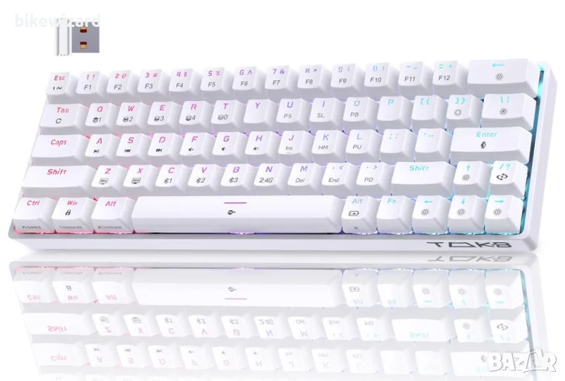 TMKB T63 Геймърска клавиатура презареждаща НОВА, снимка 1