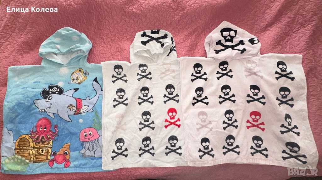 3 броя детско пончо/ хавлия, снимка 1