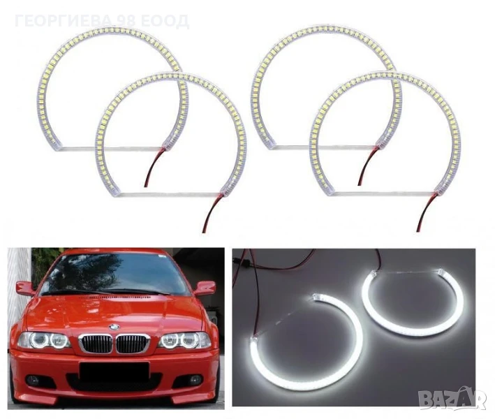 Ангелски Очи за BMW E46 / А-2932-1-E46 , снимка 1