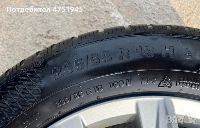 Джанти с гуми 235 55 18, снимка 3 - Гуми и джанти - 53847059