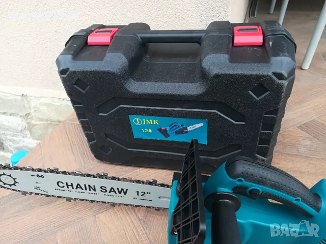 резачка за дърва ПО-ГОЛЯМА 12 инча с 2бр бат и зарядно 0304251549, снимка 4 - Градинска техника - 49751799
