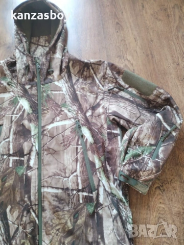 mens outdoor camouflage skin jacket wilderness - ловно софтшел яке КАТО НОВО ХЛ, снимка 8 - Якета - 53406156