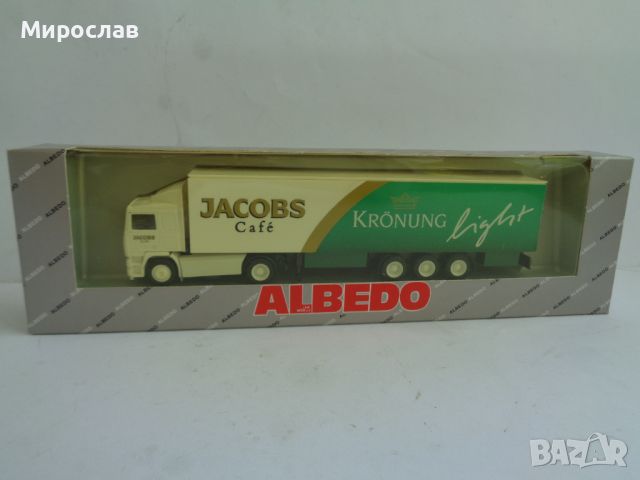 ALBEDO H0 1/87 VOLVO JACOBS КАМИОН МОДЕЛ ИГРАЧКА КОЛИЧКА, снимка 1 - Колекции - 45888899