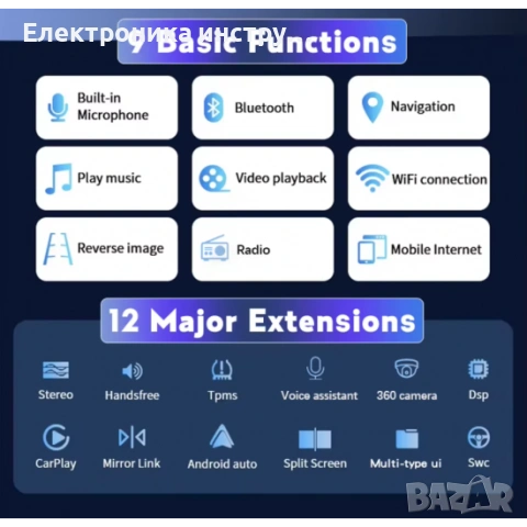 Android мултимедия GPS навигация CarPlay Android Auto + Камера – за Audi A3 (2003–2011), снимка 4 - Аксесоари и консумативи - 54063962