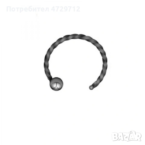 Обица за поставяне на носа имитация на пиърсинг, снимка 8 - Обеци - 53498346