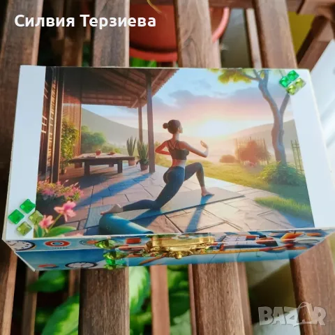 Ръчно изработена дървена кутия 