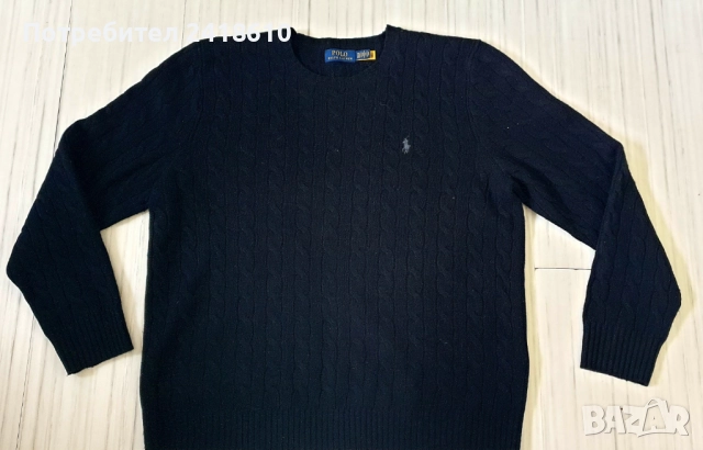 POLO Ralph Lauren Cable Wool / Knit Mens Size 2XL  ОРИГИНАЛ! Мъжки Пуловер!, снимка 8 - Пуловери - 52682682