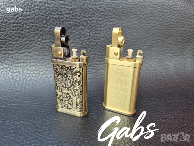 Стилна метална бензинова запалка в подаръчна кутия,два модела No 603, снимка 6 - Запалки - 53873151