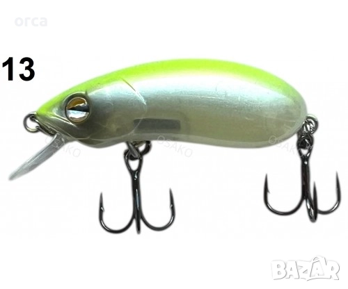 Воблер OSAKO CC35 Floating 35 mm – повърхностен воблер за хищници, снимка 13 - Такъми - 51888043