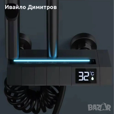 Душ комплект с цифров дисплей 4-в-1, снимка 6 - Душове - 54216647