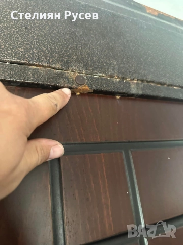 0128 НОВА кави kavi метална входна врата 92/197 см - цена 350 лв или 178,95 евро   има детайли с лек, снимка 3 - Входни врати - 51974797