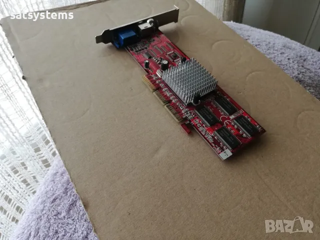 Видео карта ATi Radeon 7000 Gigabyte GV-AV64S-T 64MB SDR 128bit AGP, снимка 4 - Видеокарти - 48025499