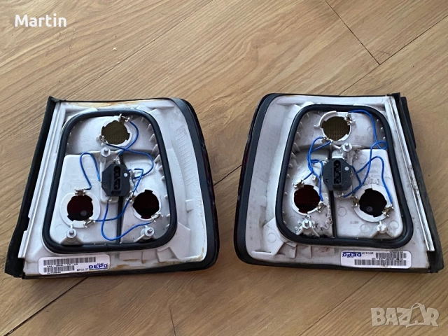 Стопове с бели мигачи Депо за БМВ Е34 фейслифт седан, снимка 2 - Части - 51850215