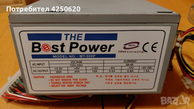 ЗАХРАНВАНЕ ЗА КОМПЮТЪР BEST POWER