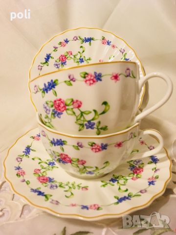 порцеланови чаши за чай Royal Worcester , снимка 1 - Чаши - 46364282