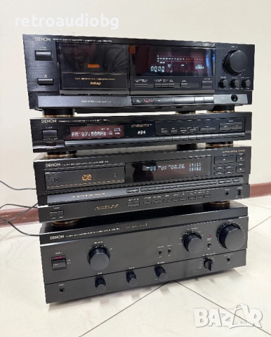 🔉Ретро аудио сет DENON - усилвател, CD, триглав дек, тунер🔉, снимка 4 - Аудиосистеми - 52258580