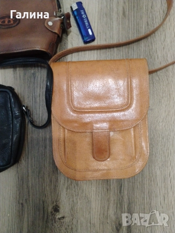 Три малки чанти от естествена кожа, снимка 2 - Чанти - 52501944