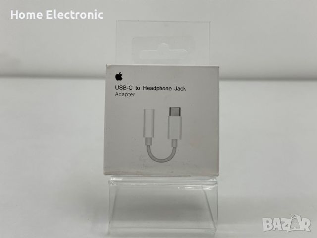 Apple USB-C адаптер 3.5мм жак за слушалки Aux, снимка 1