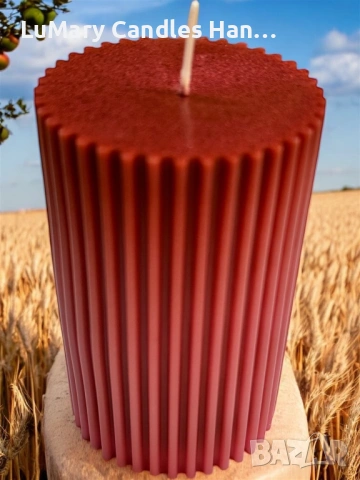 Свещ “Релеф”, снимка 2 - Декорация за дома - 53223142