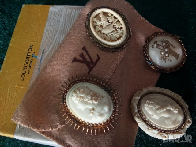 Лот стари брошки от 19 век , снимка 2 - Антикварни и старинни предмети - 52183422