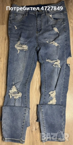 Спешно! Дамски дънки с Ripped ефект от Shein