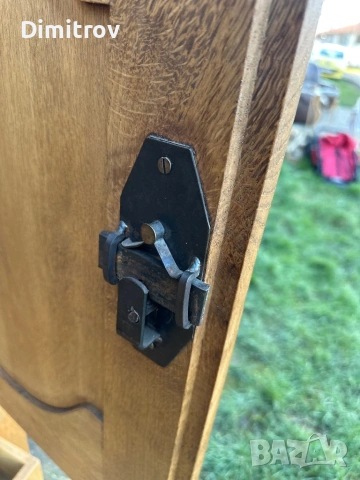 Масивен дъбов шкаф / малък бюфет – 2 врати + 2 чекмеджета, снимка 6 - Бюфети - 53958717