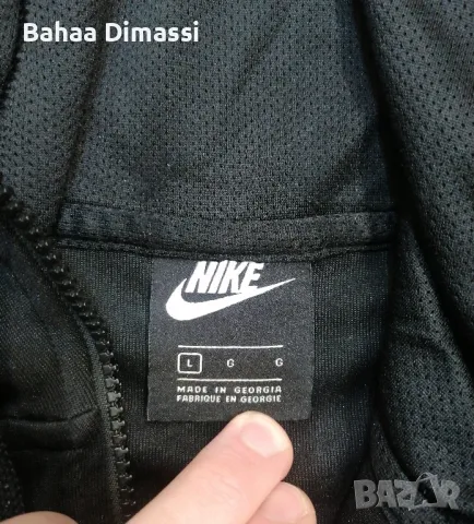 Nike Fleece Суичър мъжки Оригинален , снимка 5 - Спортни дрехи, екипи - 48691210